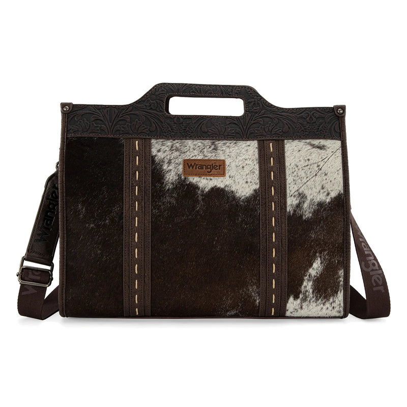 Wrangler Genuine Cowhide Carry-All Cowhide Large Tote