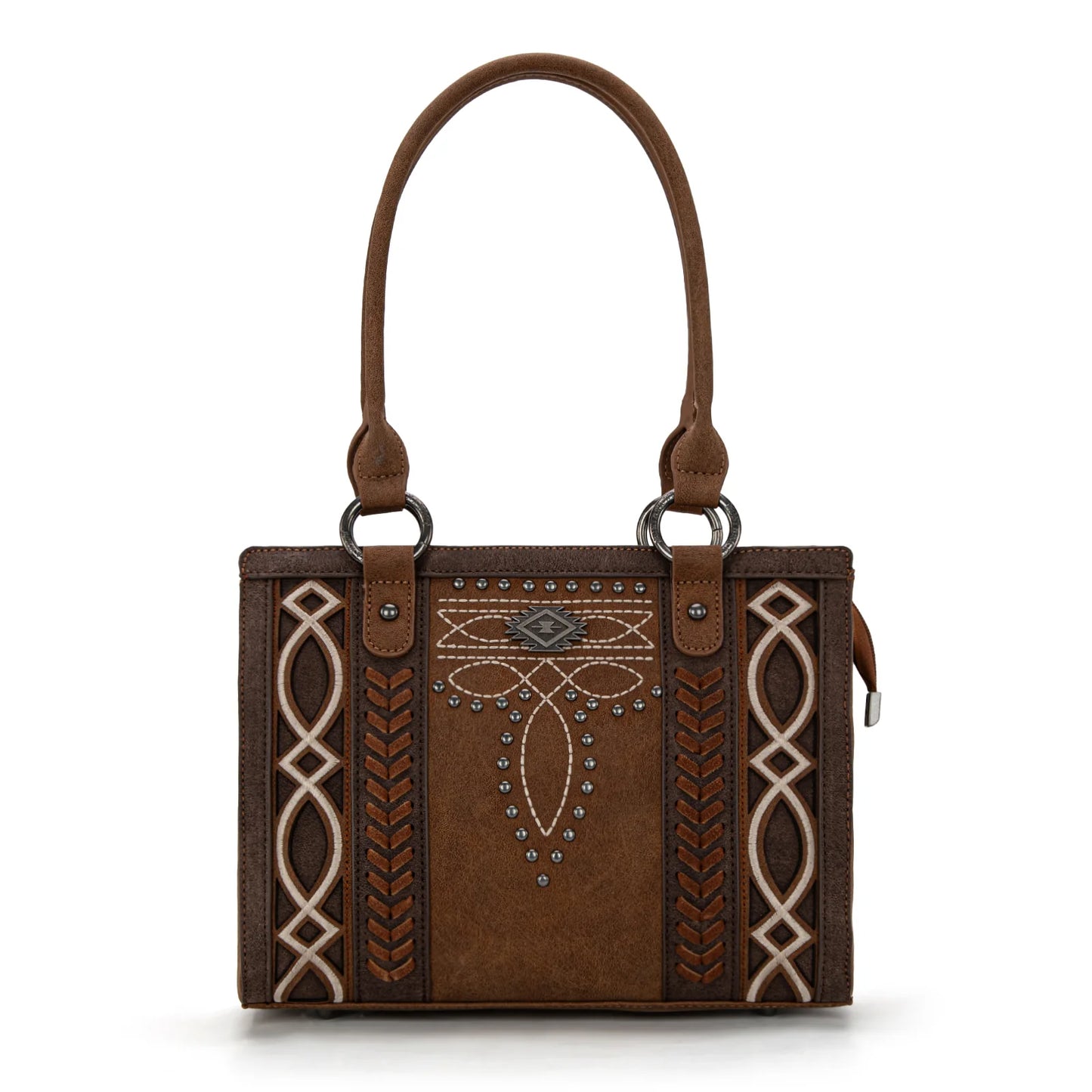 Montana West Cut-Out Embroidered Concealed Carry Tote