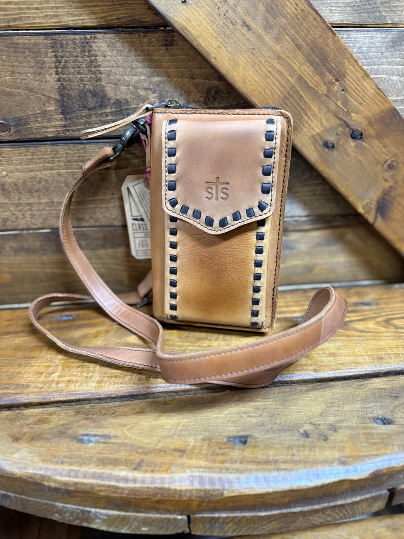 BANDERA - TAN QUICKDRAW CROSSBODY WALLET