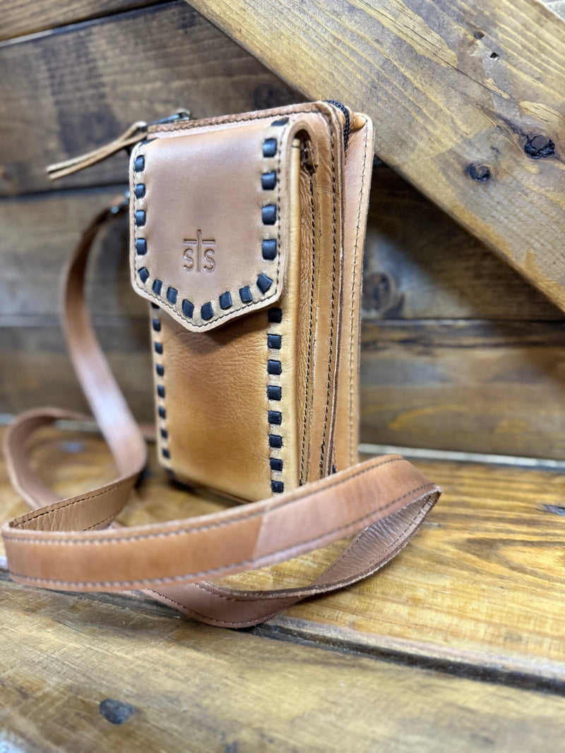 BANDERA - TAN QUICKDRAW CROSSBODY WALLET