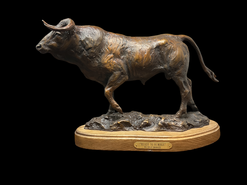 "Ready to Rumble" Bronze by Dave Hodges