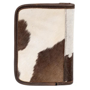 COWHIDE KELLIE TRAVEL JEWELRY CASE