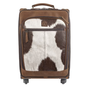 COWHIDE ROLLING SUITCASE