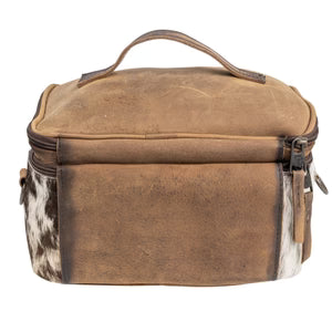 COWHIDE GLAMOUR MAKEUP ORGANIZER
