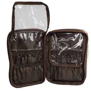 COWHIDE GLAMOUR MAKEUP ORGANIZER