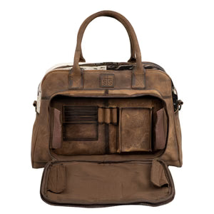 COWHIDE CARRY ON