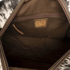 COWHIDE CARRY ON