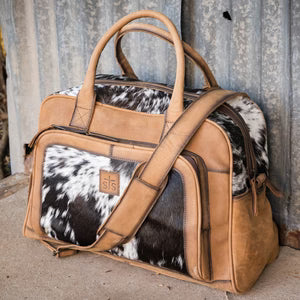 COWHIDE CARRY ON