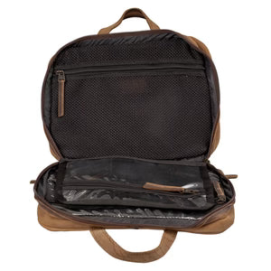 COWHIDE TOILETRY BAG