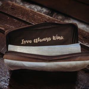 COWHIDE BIBLE COVER