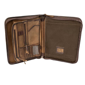 COWHIDE BINDER