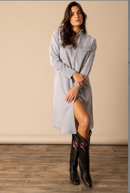 Kimes Reese Pearl Snap Dress