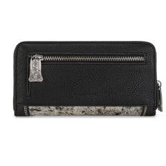 Trinity Ranch Hair-On Cowhide RFID Protected Wallet