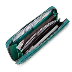 Trinity Ranch Hair-On Cowhide RFID Protected Wallet