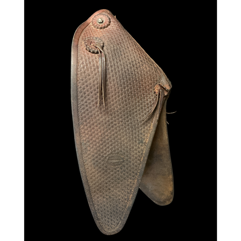 Dunshee Basket Stamped Eagle Beak Tapaderos
