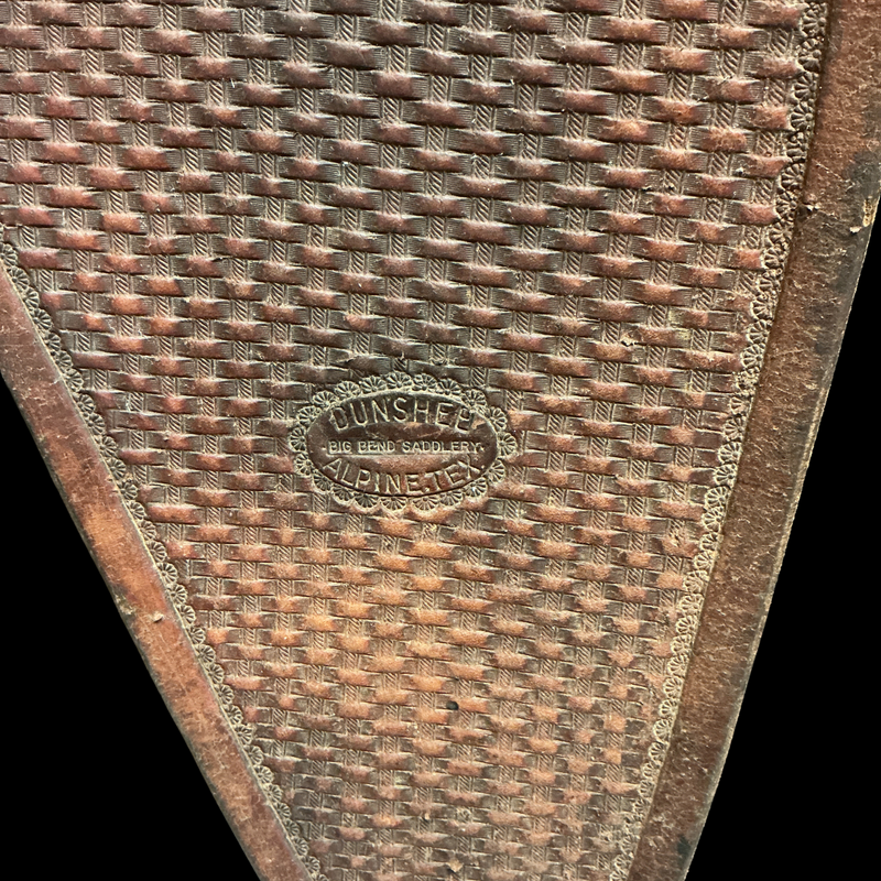Dunshee Basket Stamped Eagle Beak Tapaderos