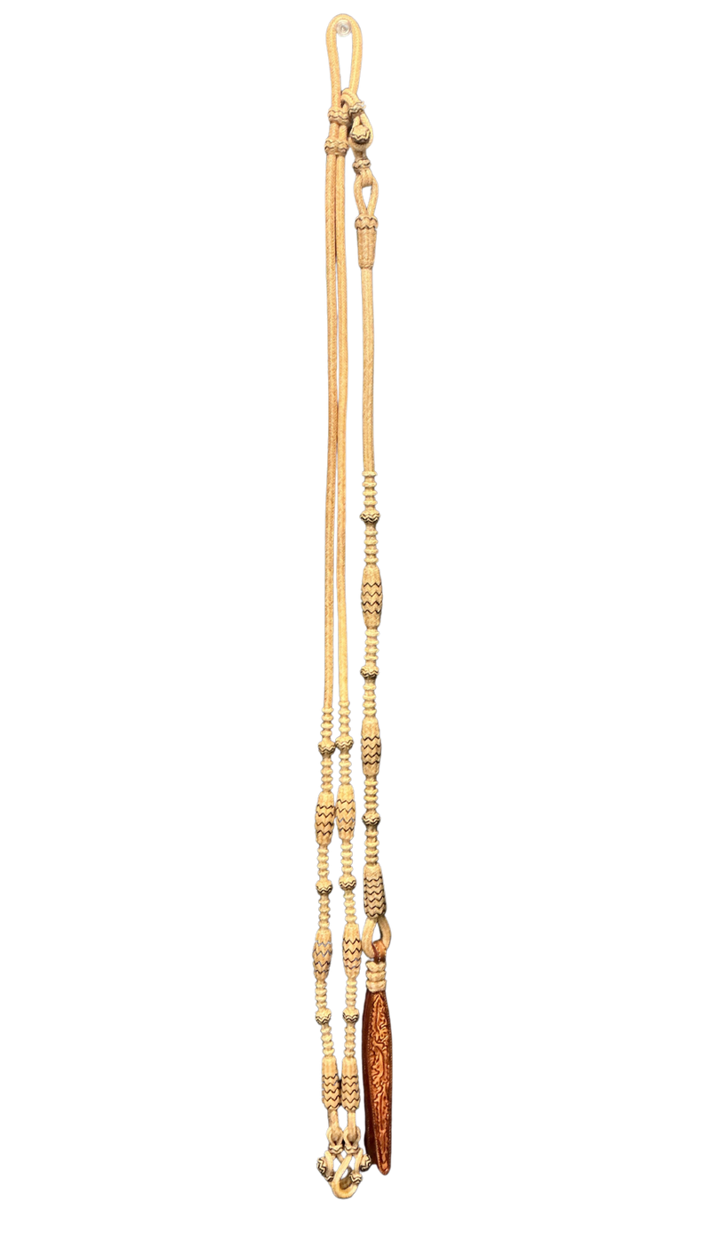 30 Plait 52" California w/accents Romal Reins