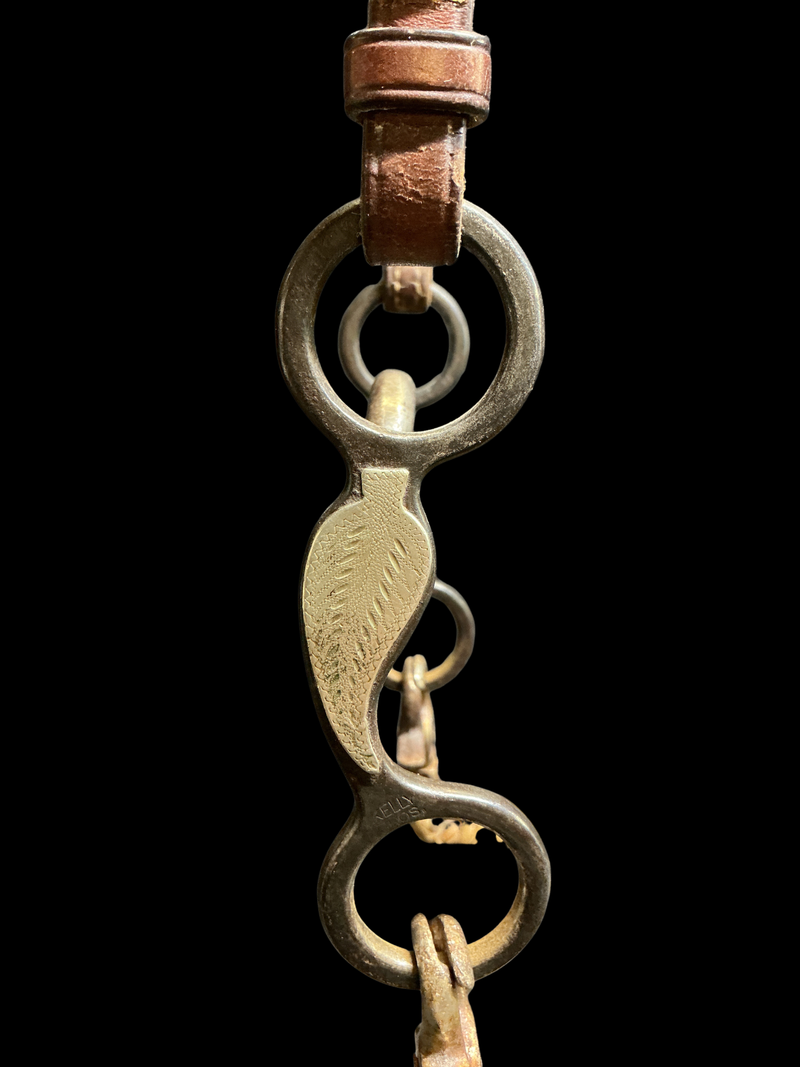 Kelly Bros. Bit w/Fine Double Ear Headstall & Reins