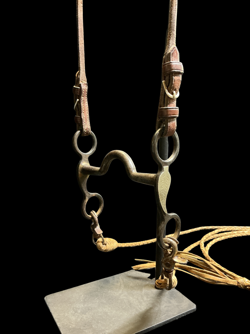 Kelly Bros. Bit w/Fine Double Ear Headstall & Reins