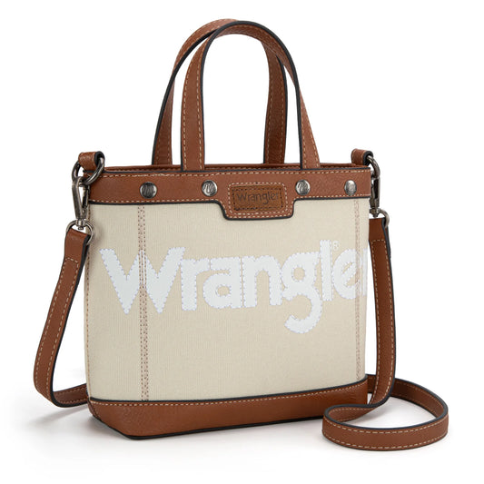 Wrangler Canvas Mini Top Handle Tote//Crossbody