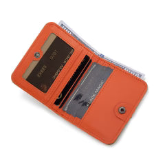 Wrangler Solid Color Small BI-Fold Wallet RFID Card Holder