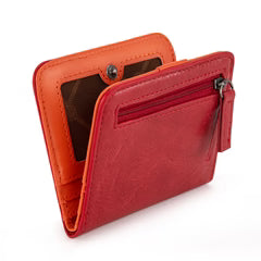 Wrangler Solid Color Small BI-Fold Wallet RFID Card Holder