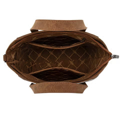 Wrangler Genuine Hair-On Cowhide Wide Tote/Crossbody