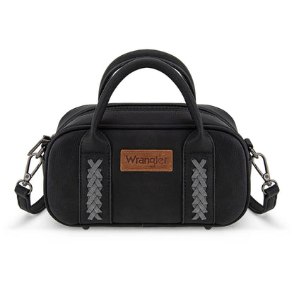 Wrangler Whipstitch Collection Mini Satchel/Crossbody Bag