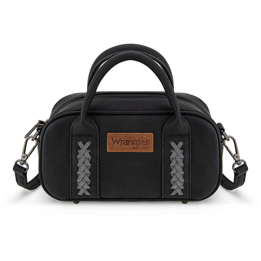 Wrangler Whipstitch Collection Mini Satchel/Crossbody Bag