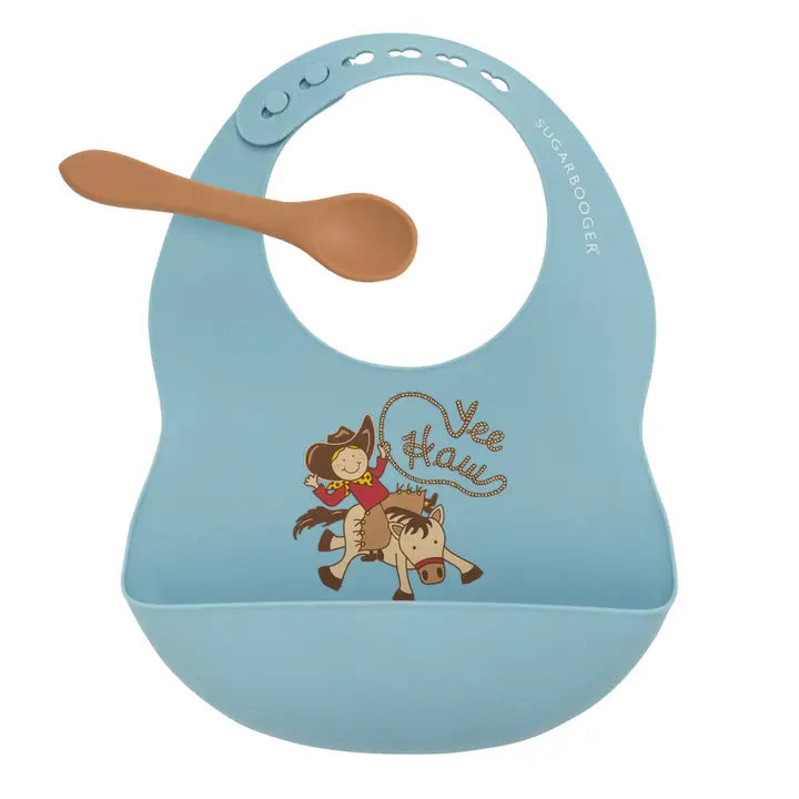 Fresh & Messy Silicone Bib & Spoon Set