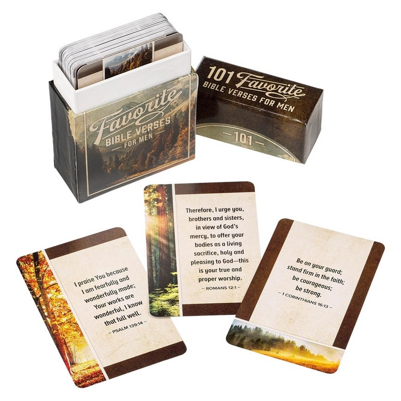 Box of Blessings - Favorite Bible Verses for Men