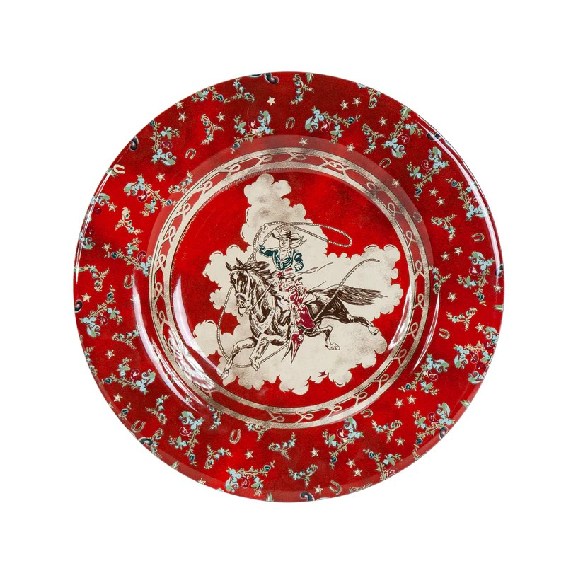 Western Americana Salad Plates-set of 4
