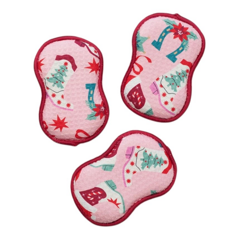 Kitchen Sponges - Cowgirl Christmas