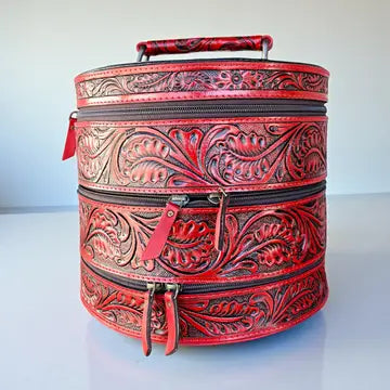 Jewelry Case - Round Triple Decker