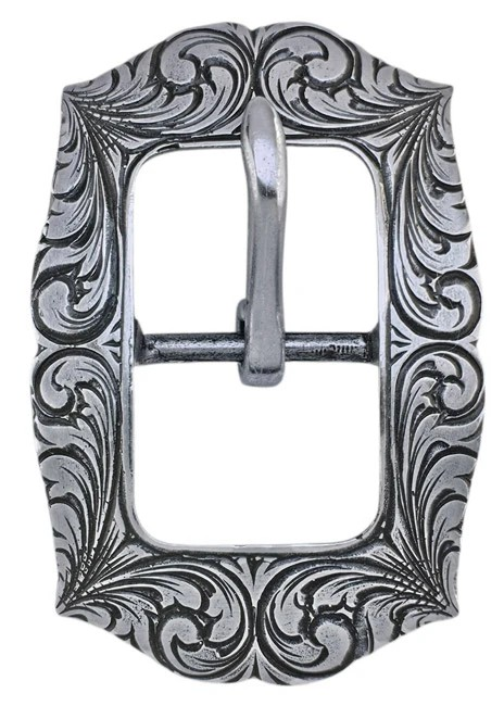 JWP Bronze Scalloped Floral Buckle
