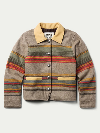 Women's Las Cruces Jacket With Leather Collar