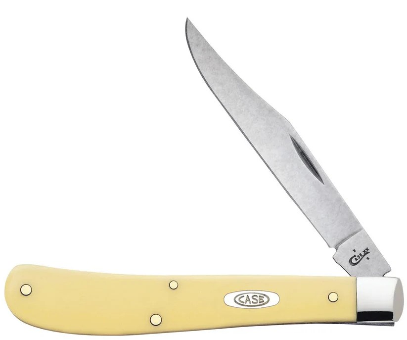 Case Yellow Synthetic Smooth Slimline Trapper