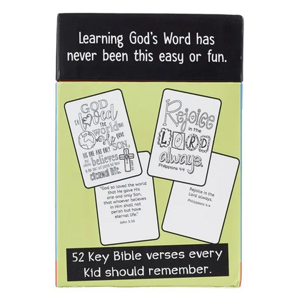 52 Coloring Cards-Bible Memory Verses