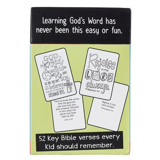 52 Coloring Cards-Bible Memory Verses