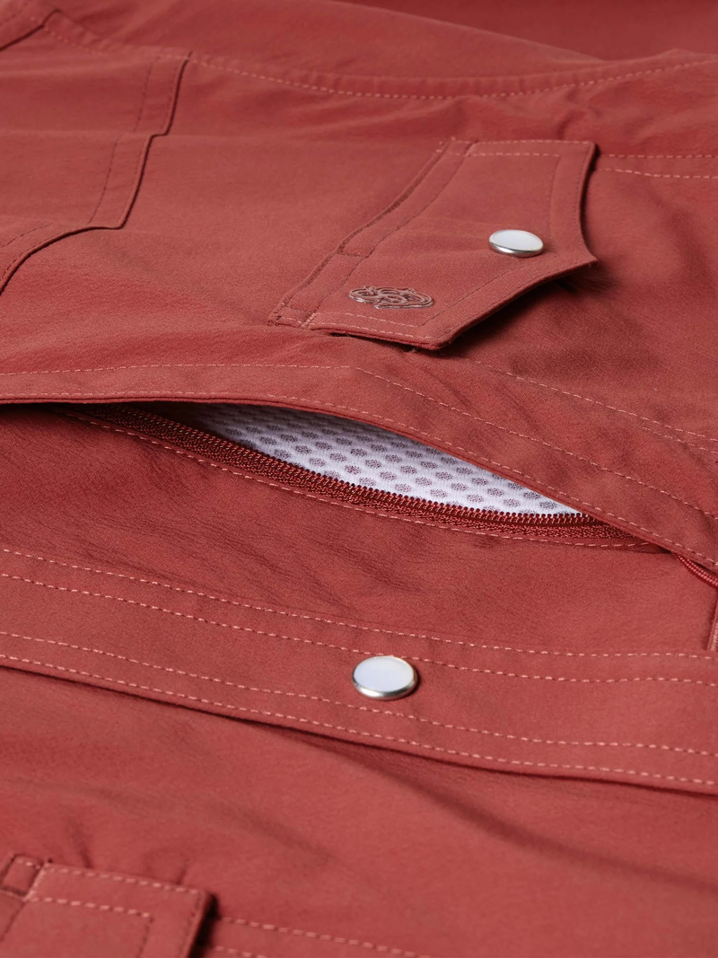 Ox Blood RangeTek Western Snap Shirt