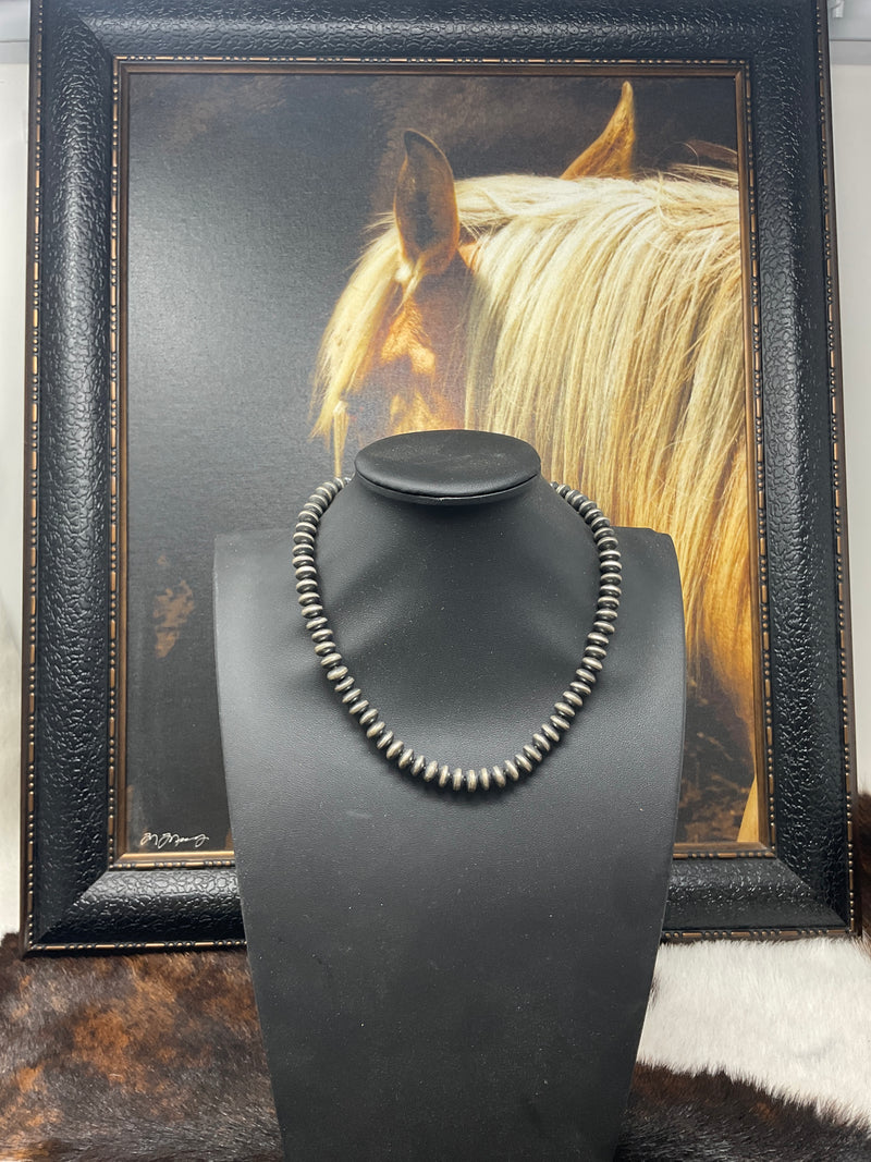 Saucer Navajo Pearl Necklace