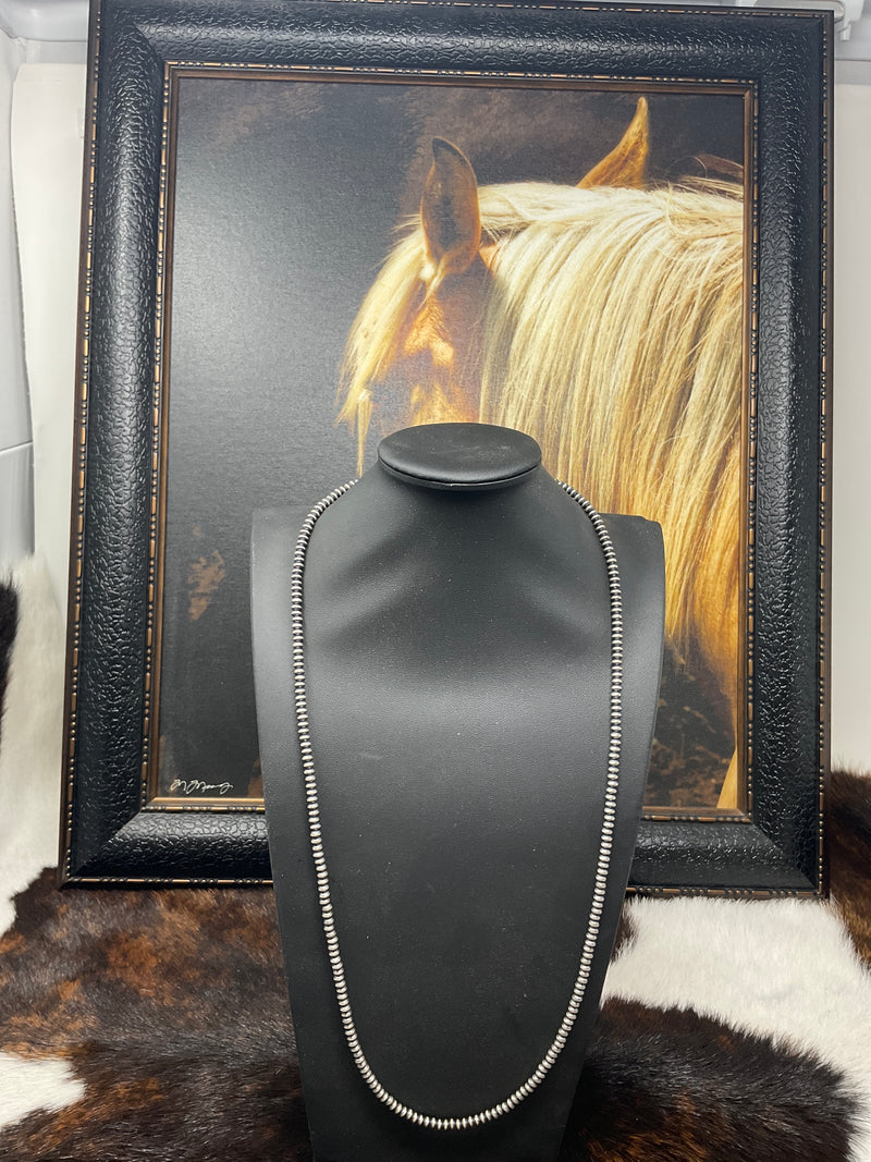 Saucer Navajo Pearl Necklace