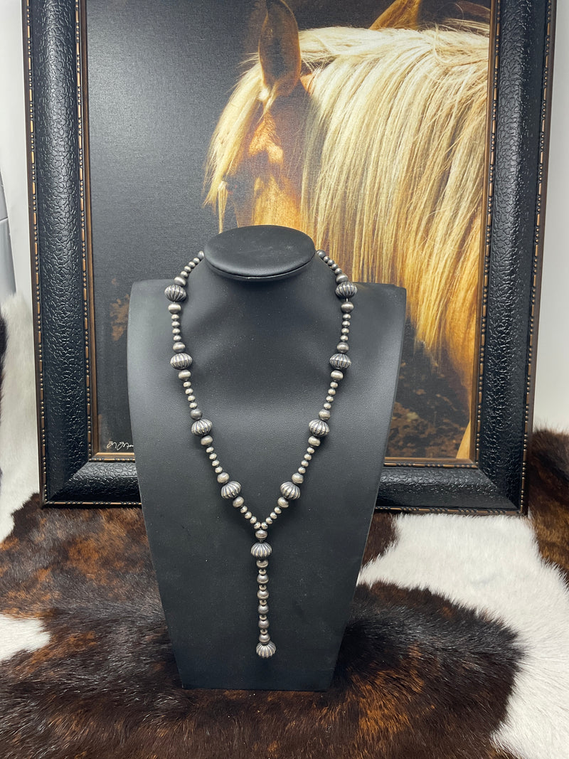 Navajo Pearl Drop Necklace