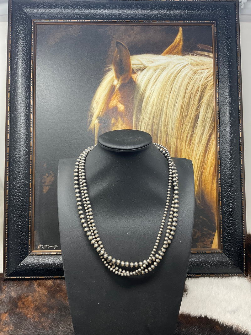 Multi Strand Navajo Pearl Necklace