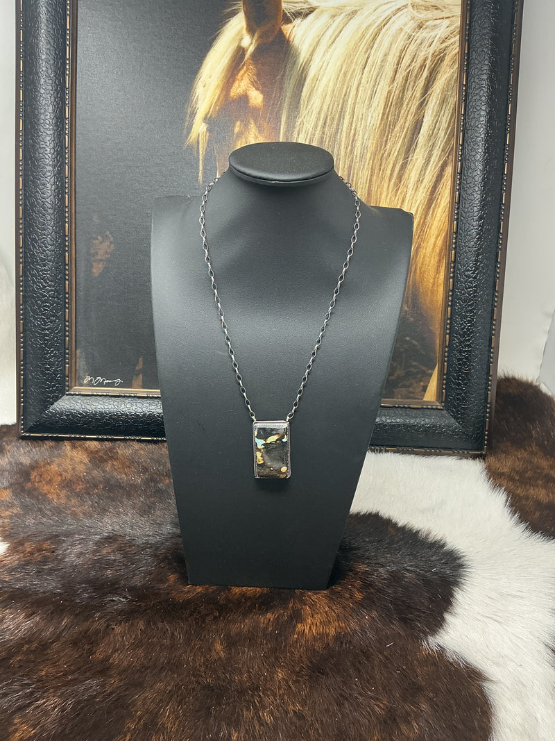 Blackjack Turquoise Necklace