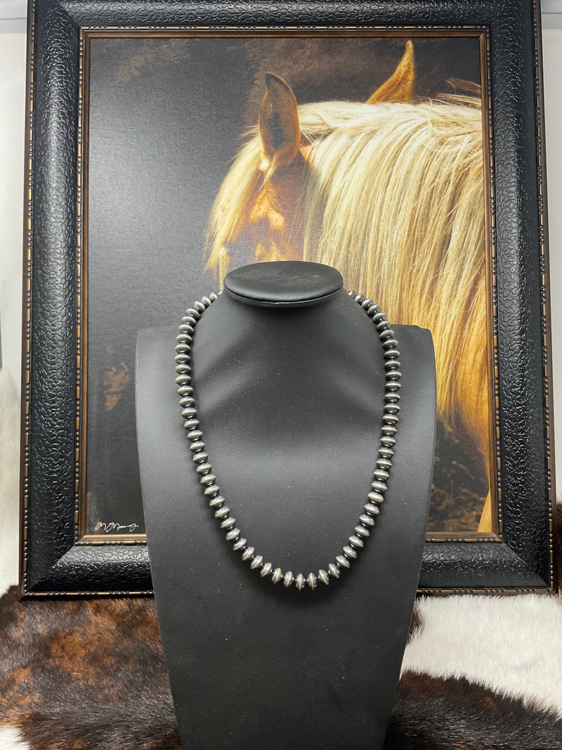 Saucer Navajo Pearl Necklace