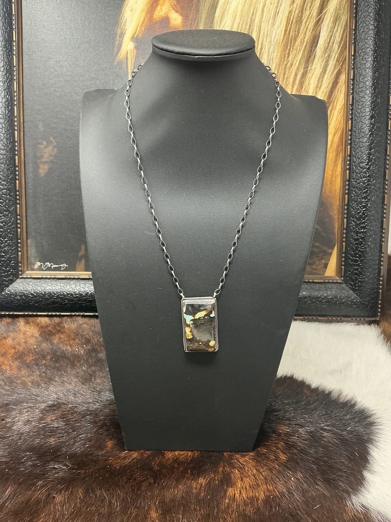 Blackjack Turquoise Necklace