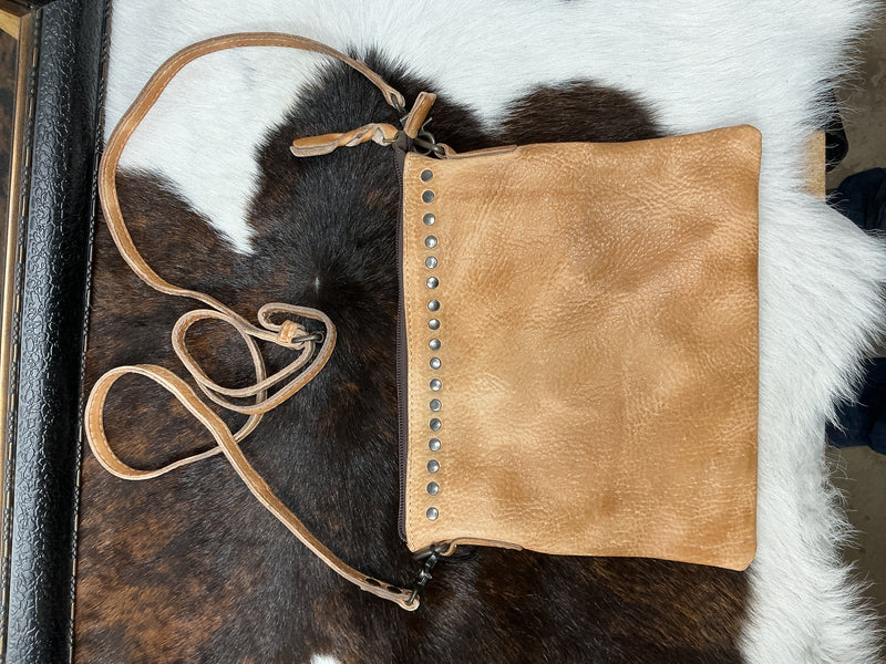 Genuine Leather Crossbody Purse