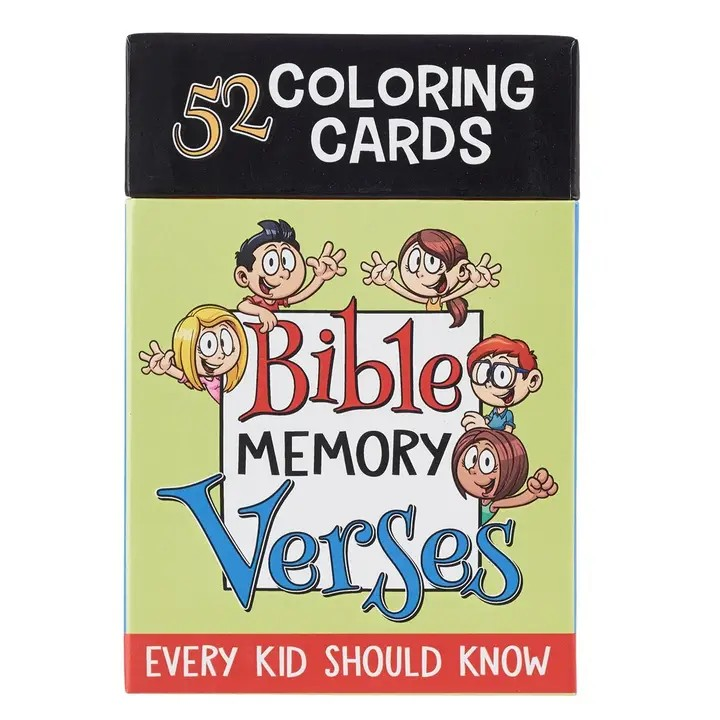 52 Coloring Cards-Bible Memory Verses
