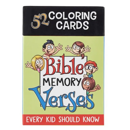 52 Coloring Cards-Bible Memory Verses